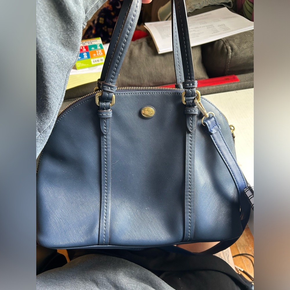 Coach NY bowling style satchel